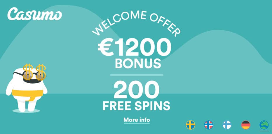 200 free spins